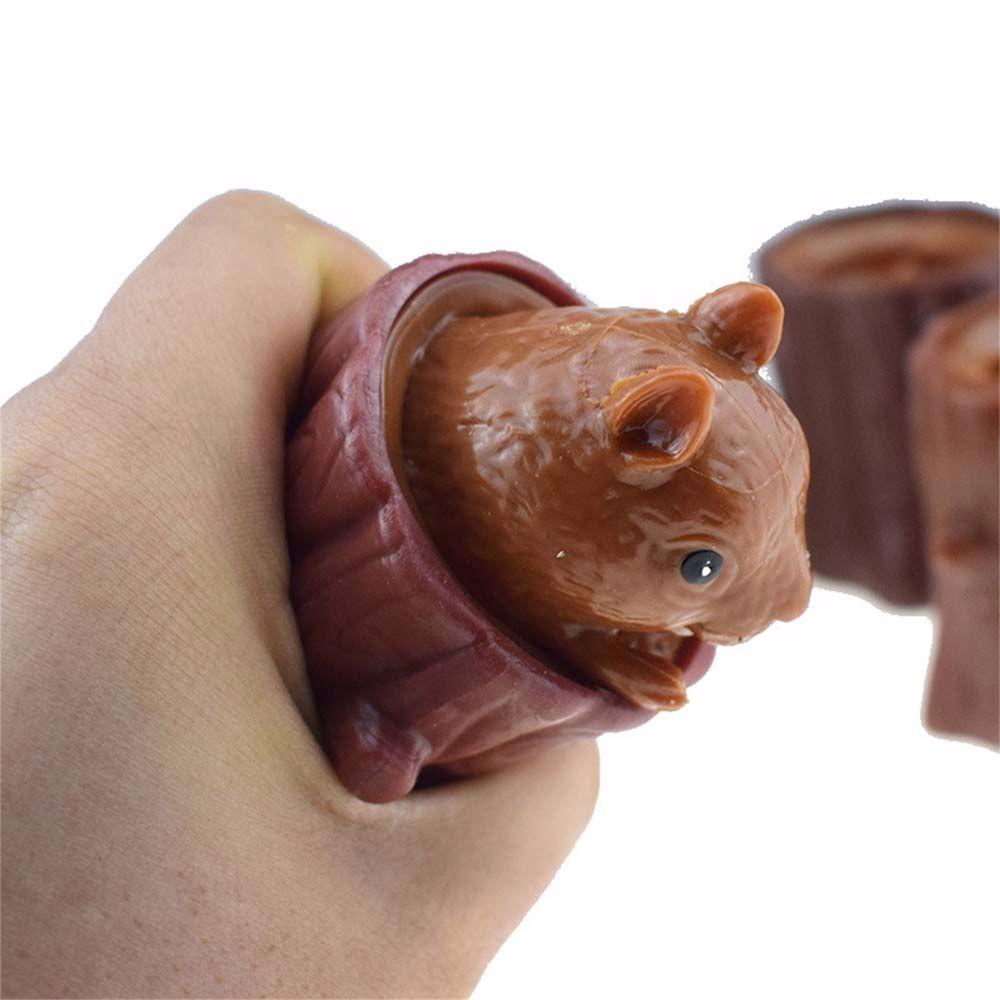 Đồ Chơi Nắn Bóp Giảm Căng Thẳng Hình Chú Sóc Hoạt Hình REBUY1