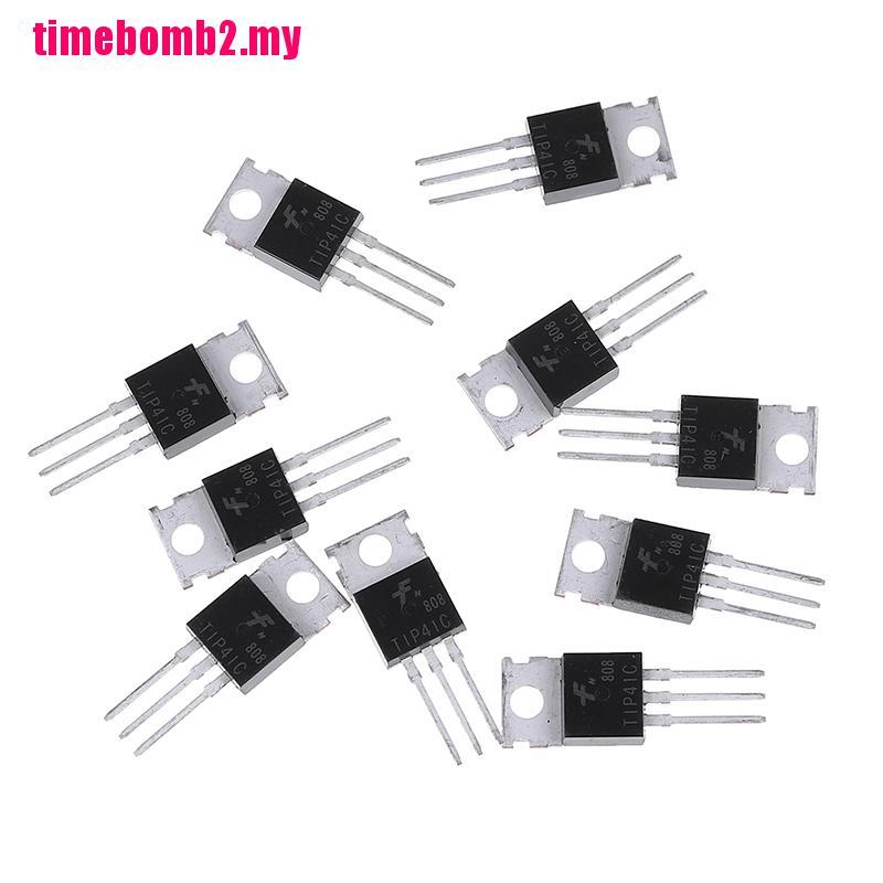 Bộ 10 Linh Kiện Bán Dẫn Mới Tip41C Tip41 Npn To-220