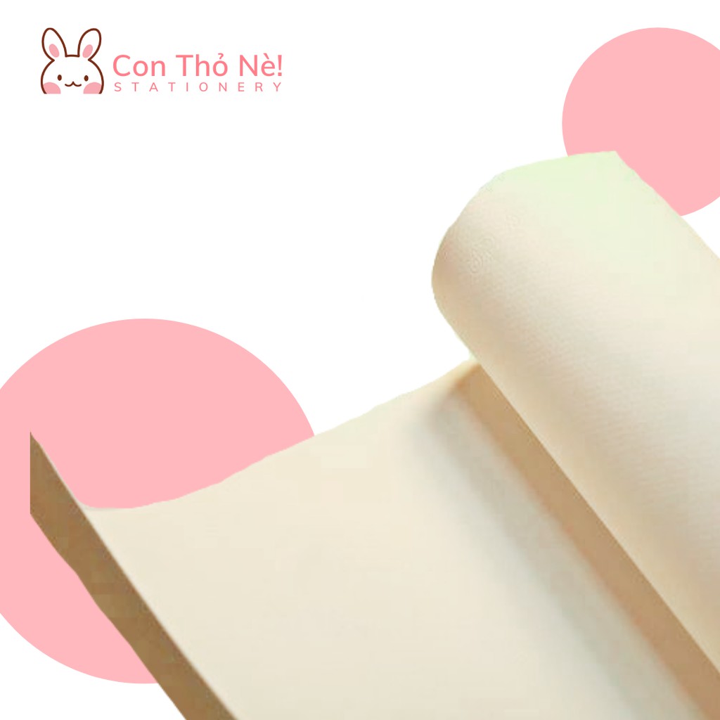 Combo 20 tờ Giấy canson A3 truyền thống mỏng định lượng 110 gsm - Con Thỏ Nè - NVS07