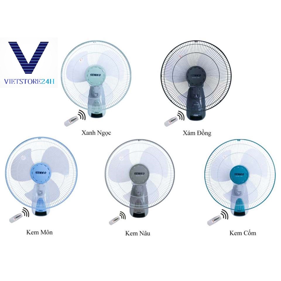 QUẠT TREO TƯỜNG SENKO TR1683 CÓ REMOTE (màu ngẫu nhiên)