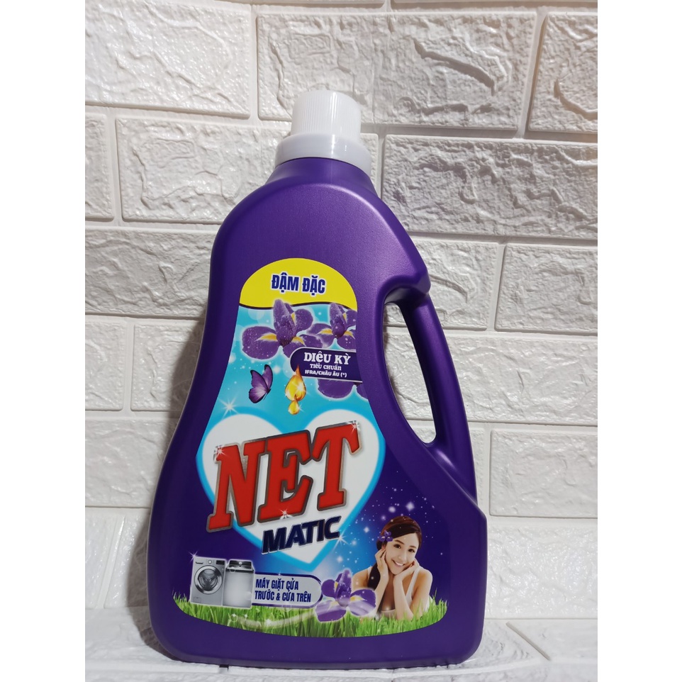 (Mới) Can Nước giặt NET Matic 3.3kg Hương Diệu Kỳ