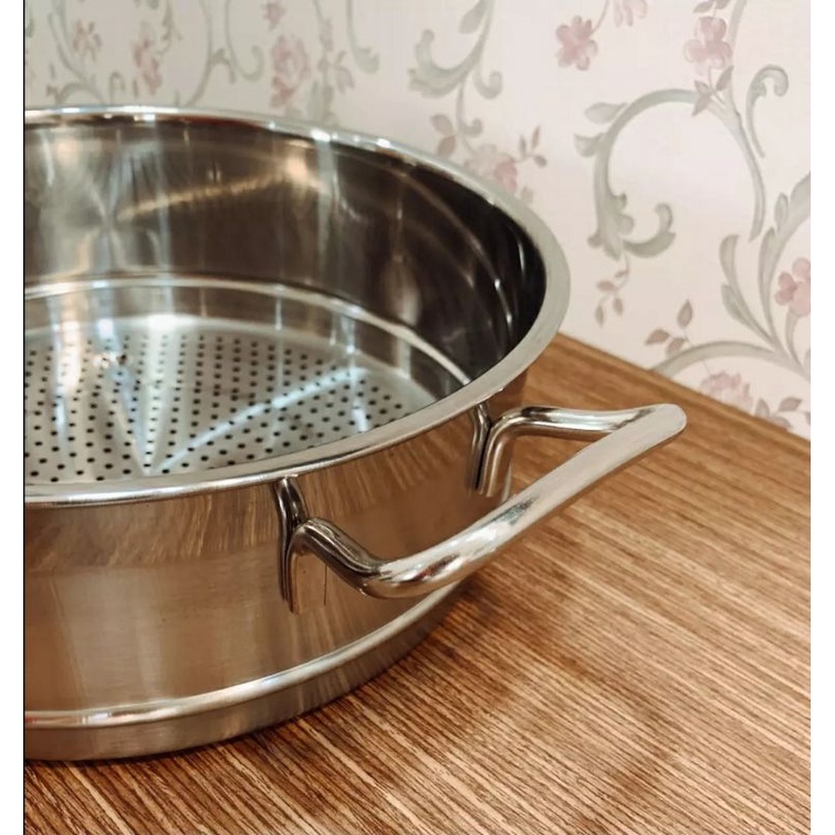 BỘ nồi inox FIVESTAR 6 món nồi, xửng hấp ,chảo chống dính  nắp kiếng ( HÀNG CHÍNH HÃNG BẢO HÀNH .2 NĂM)