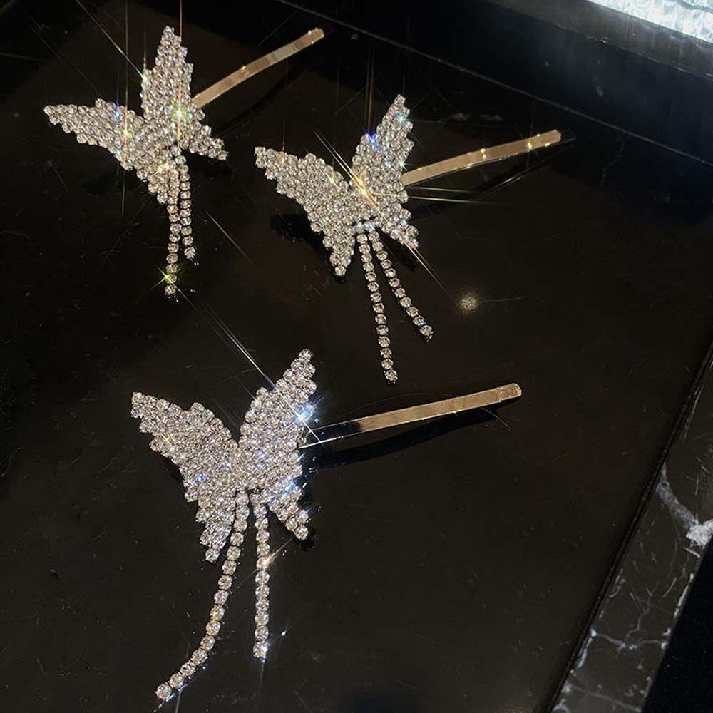 1 Kẹp Tóc Mái Hình Bướm Ngọt Ngào WMES15H Cho Nữ|Áo Kiểu Hàn Quốc Thiết Kế Trẻ Trung Cá Tính