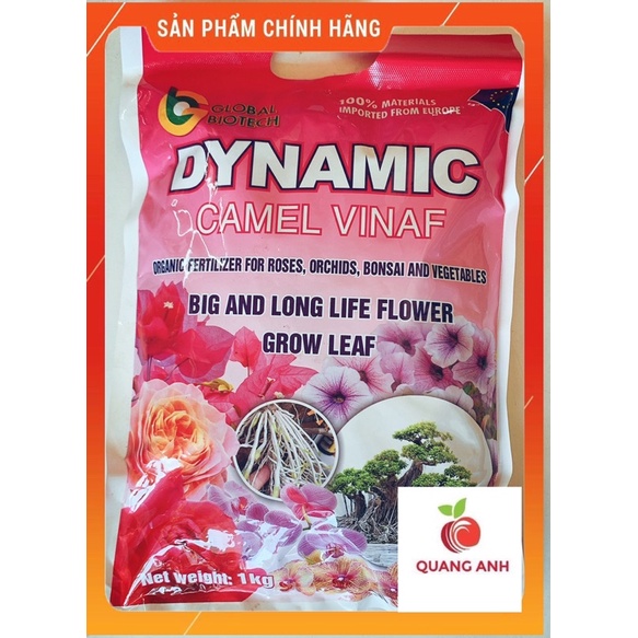 Phân bón hữu cơ Dynamic Organic 3-4-3 (Nhật Bản) - Tốt cho mọi loại cây trồng (1kg)