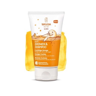 Sữa tắm gội organic Weleda hương cam Pháp