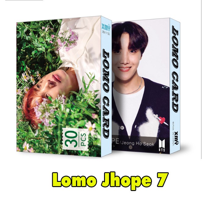 lomo card j hope bts