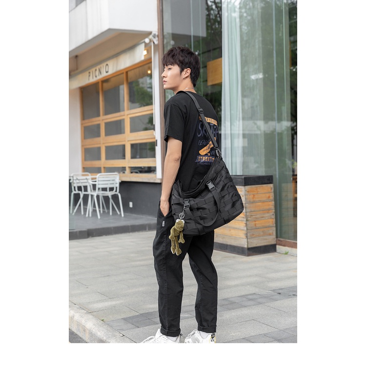Túi đeo chéo sức chứa lớn đa năng phong cách Nhật Bản cá tính cho nam