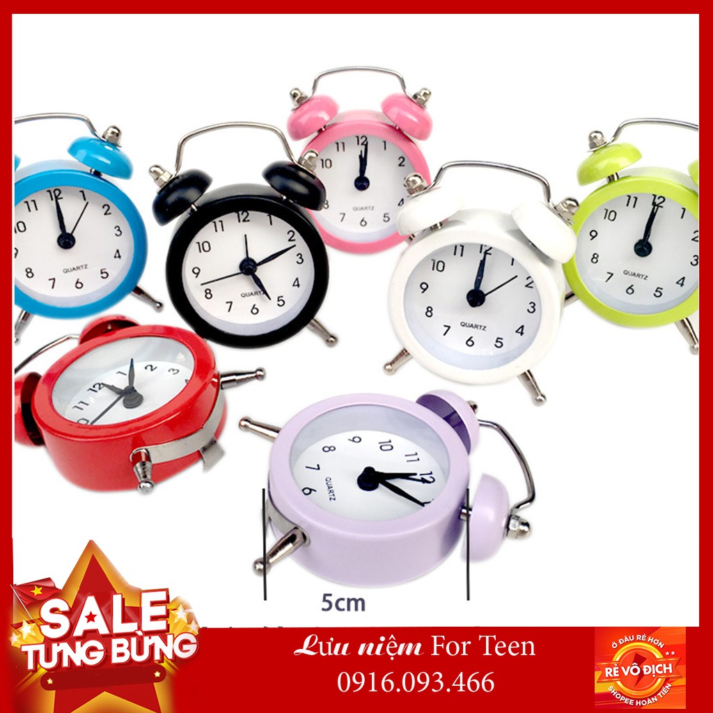Đồng hồ báo thức(hình chuông cơ)