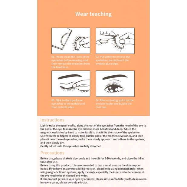 Lông mi giả đầu trong suốt trang điểm tự nhiên
 | BigBuy360 - bigbuy360.vn