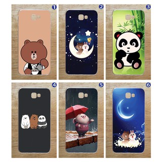 Ốp Lưng Samsung J7 Prime (Dẻo) - Hình Gấu Thỏ Heo