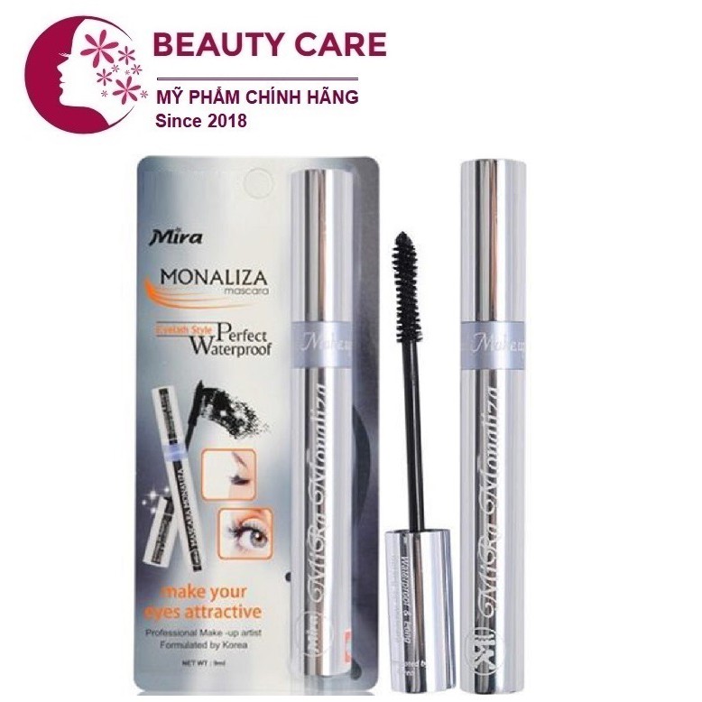 Mascara Không Trôi Cong Mi Hàn Quốc Mira Monaliza C320 9ml