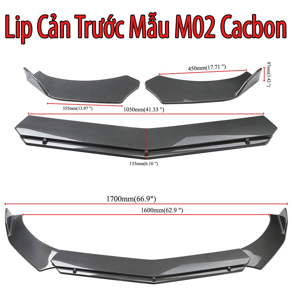 Lip trước, cản trước thể thao Kia Seltos Mẫu M02