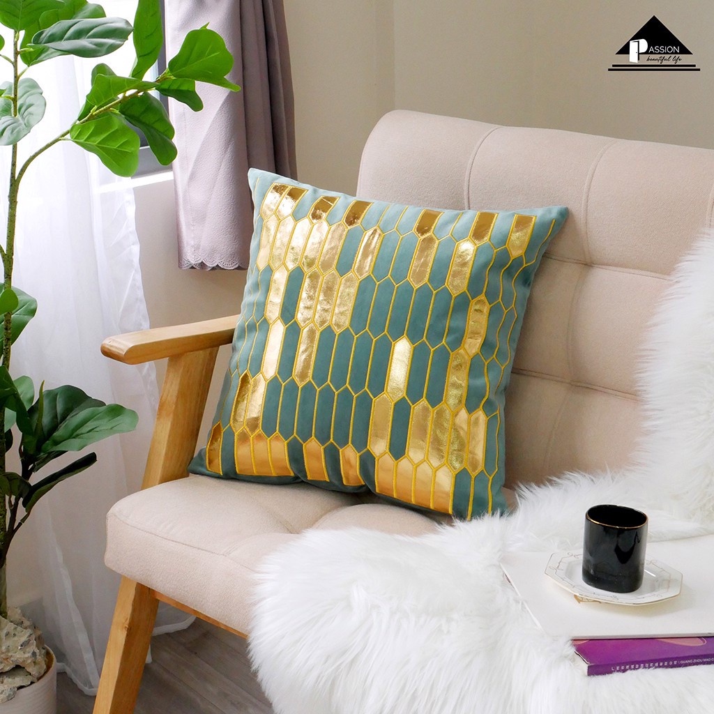 Gối Tựa Lưng Trang Trí Sofa Ánh Thạch Anh 9396