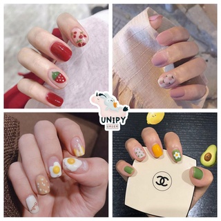 40 Mẫu Móng Giả | Set 24 Móng Tay Giả Kèm Dũa Keo Dán Móng | R001-R040