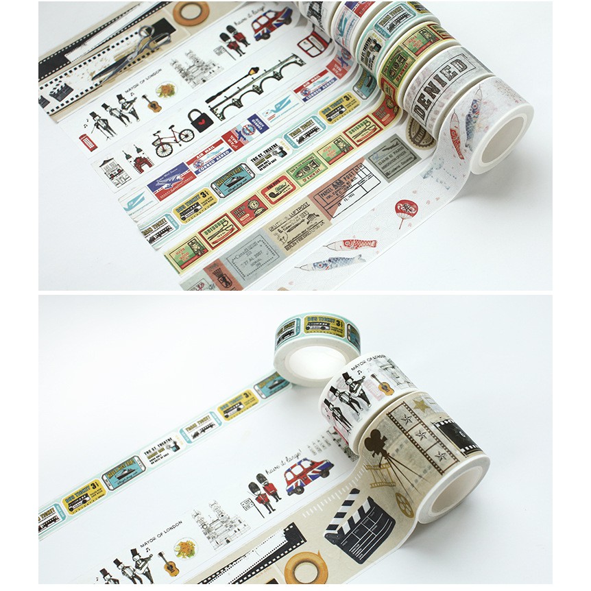 Washi tape băng dính trang trí du lịch London