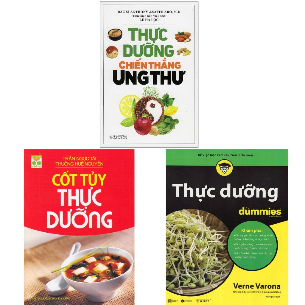 Sách- Combo Thực Dưỡng For Dummies (HT)
