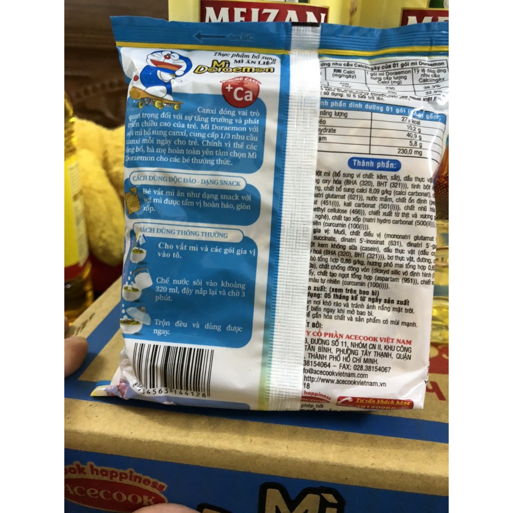 THÙNG MÌ DORAEMON BÒ CUỘN PHÔ MAI 30 GÓI 62G | BigBuy360 - bigbuy360.vn