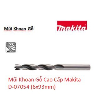 Mũi Khoan Gỗ Cao Cấp Makita D-07054 (6x93mm)