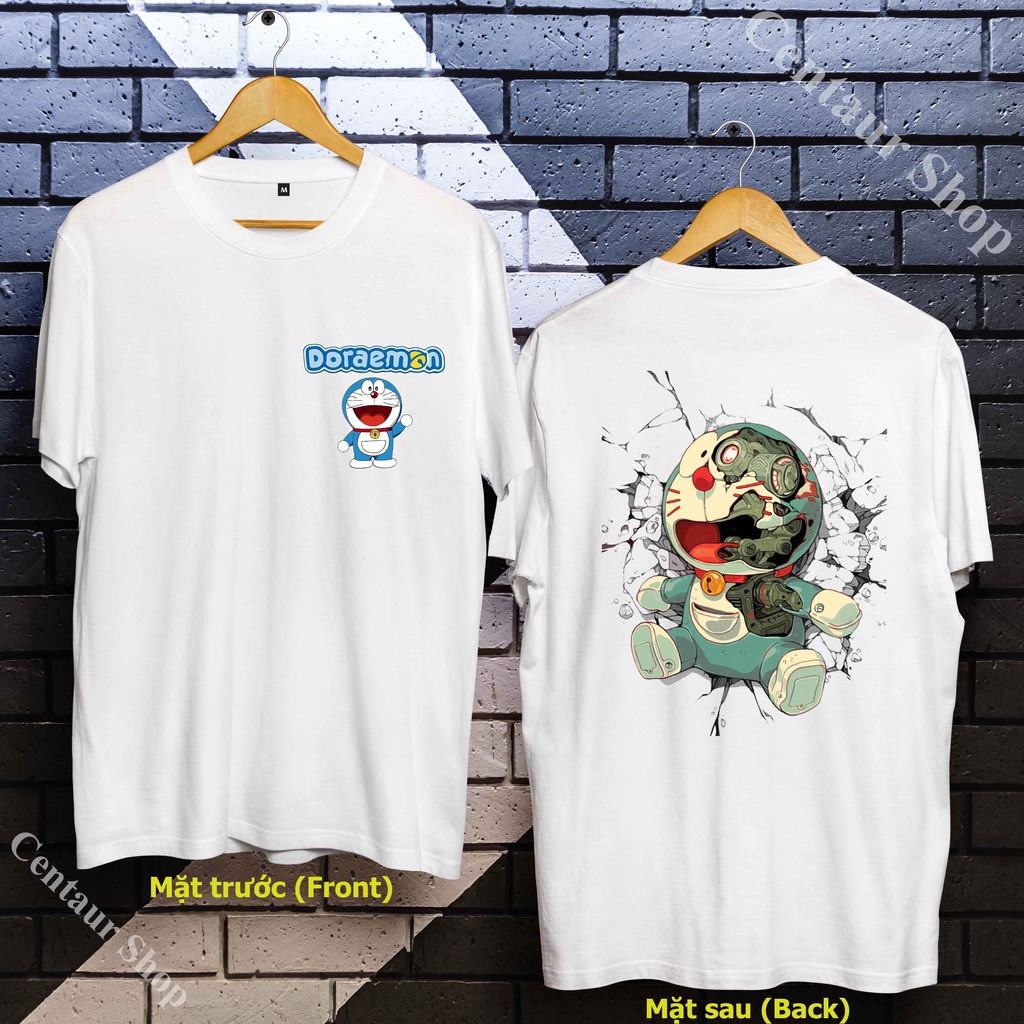 Áo Thun Doraemon Mèo máy Doremon 2 mặt trẻ em đẹp cực chất ngắn tay cute dễ thương K24DRM095
