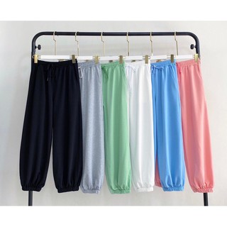 Quần thun bo ống/Quần Jogger ống bo thun form rộng nam nữ
