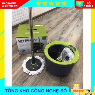 Cây lau nhà xoay tay mini spin mop lock and lock
