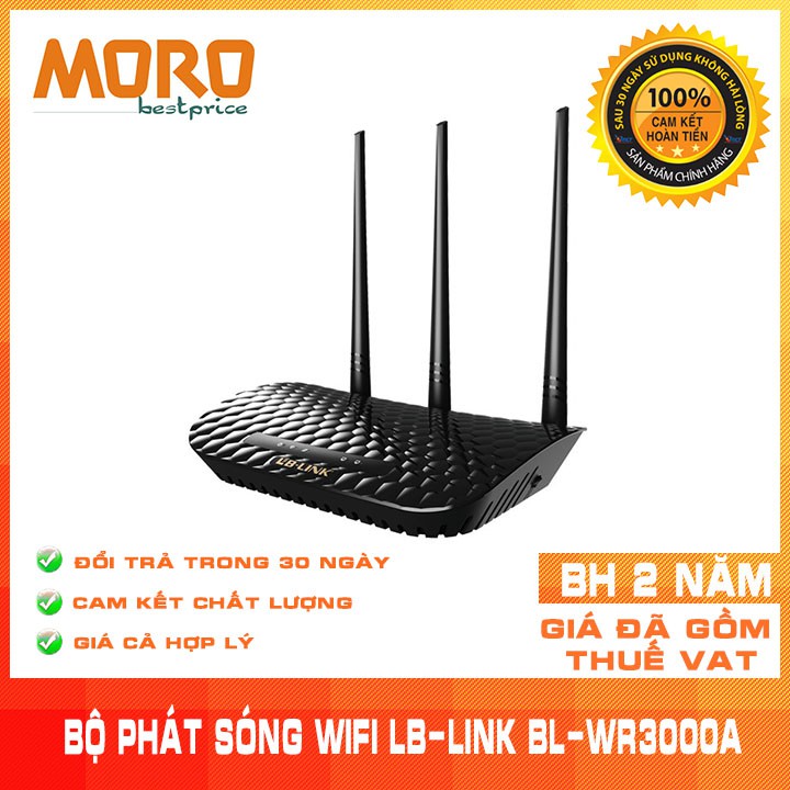 Bộ phát sóng wifi LB-LINK BL-WR3000A - Chính hãng