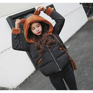 áo phao mũ tai gấu Qc loại 1