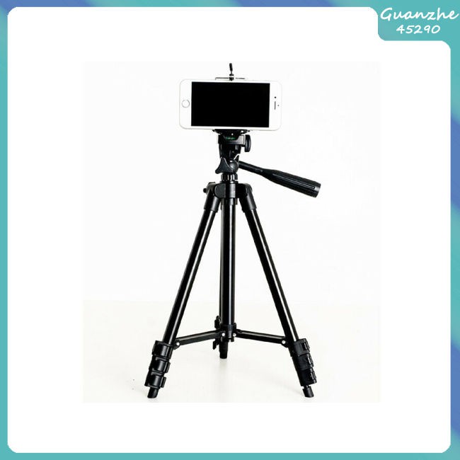 46" Professional Camera Tripod Stand for Holder iPhone/Samsung Cell Mount