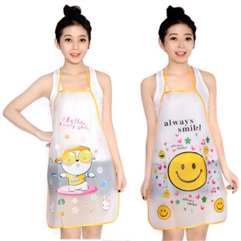 Tạp dề nilong hình thú