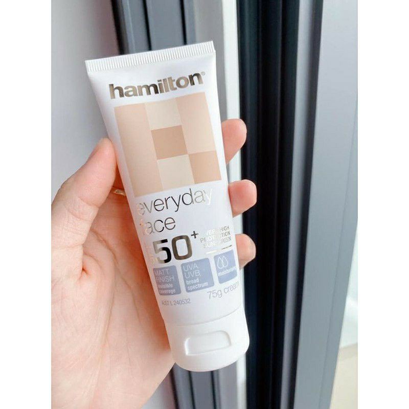 [Hàng chính hãng] KEM CHỐNG NẮNG HAMILTON Úc Everyday Face SPF 50+ Nội địa Úc 75g