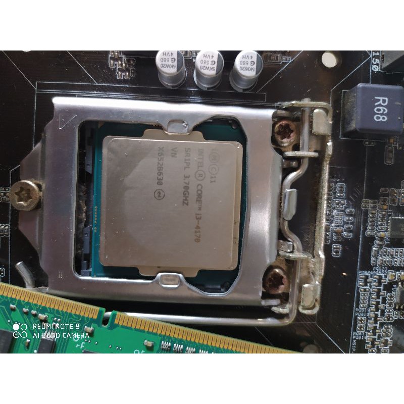 Main h81 Asus + CPU G3250 + RAM 2G bus 1600