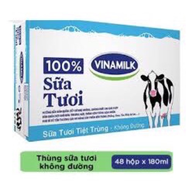 Sữa bò 100% lốc 4 hộp