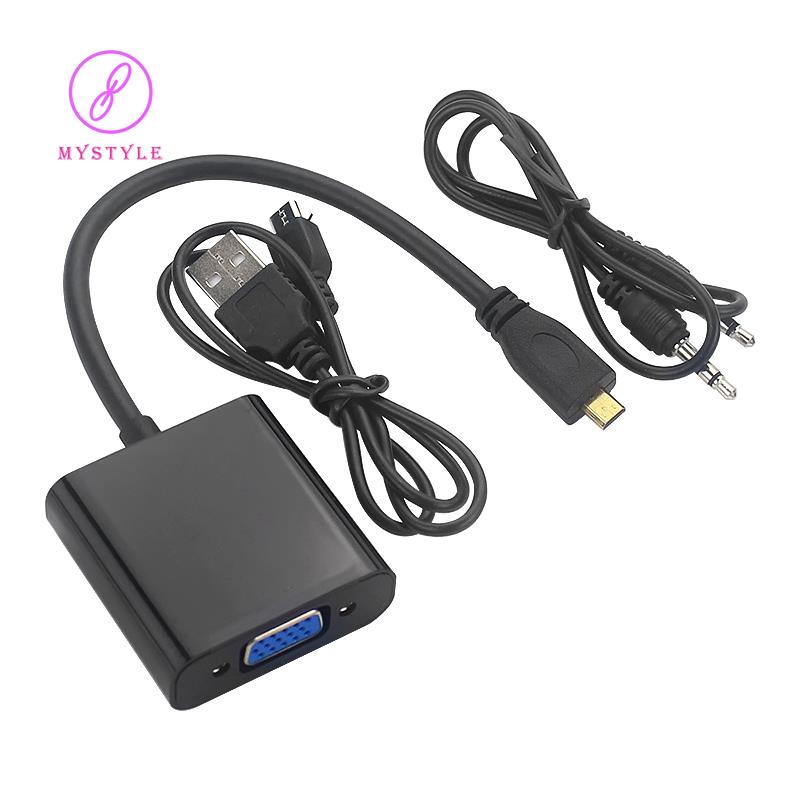Cáp Chuyển Đổi Micro-HDMI Sang VGA 1080P Cho Xbox Camera Raspberry Pi 4