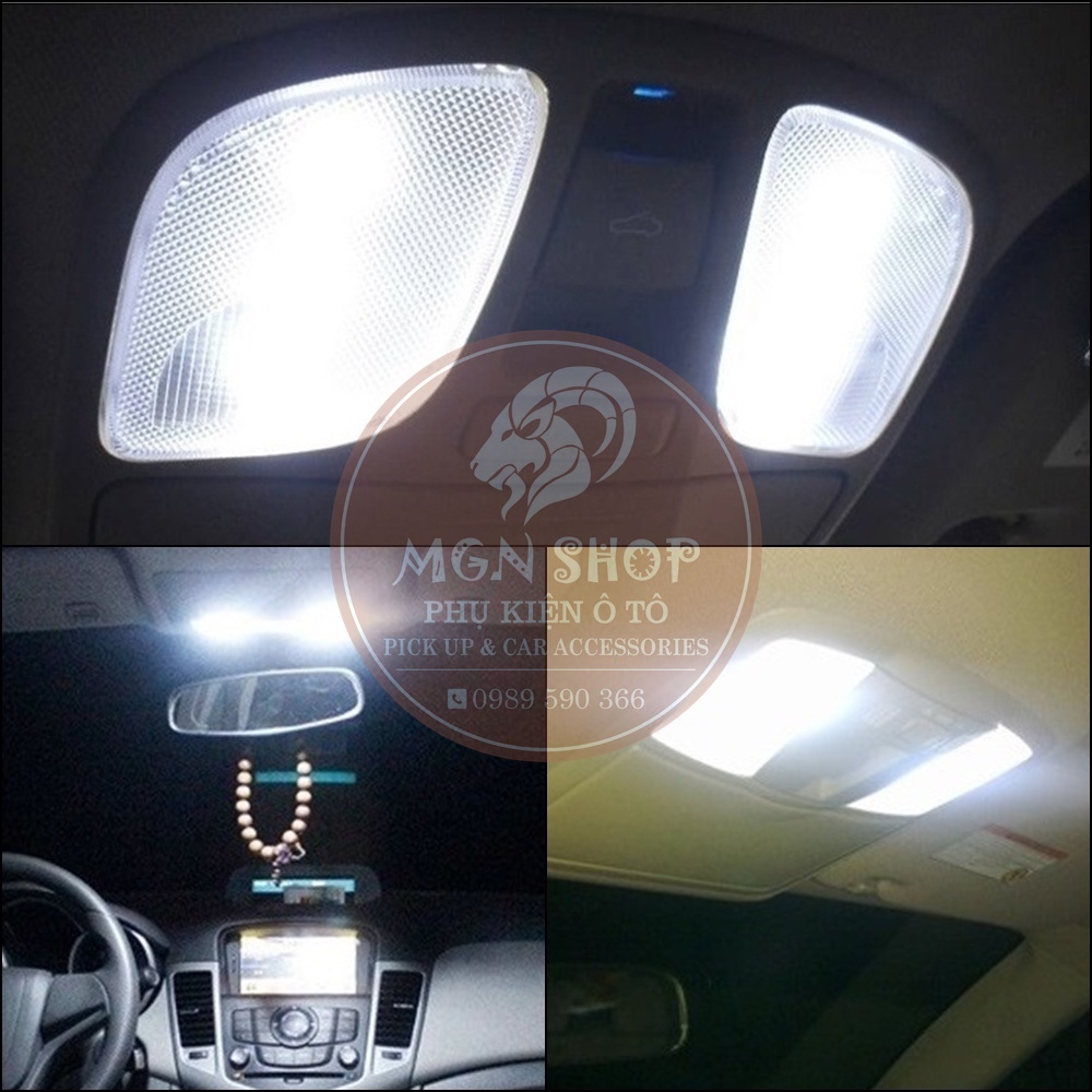 Đèn LED [Festoon 31mm/36mm/39mm/41mm] [18/27/30/33 Chip Led SMD] [01 bóng] dành cho ô tô xe máy