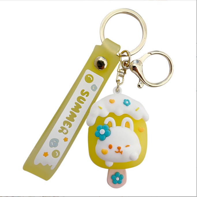 Móc Khóa Cao Cấp Hình Que Kem Cute phụ kiện Túi Xách dễ thương -Minkey