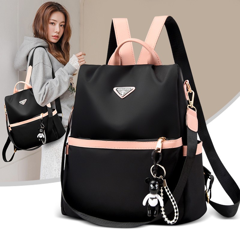 Ba Lô Vải Oxford Chống Trộm Không Thấm Nước Sức Chứa Lớn Mẫu Mới Đơn Giản Hợp Thời Trang Cho Nữ