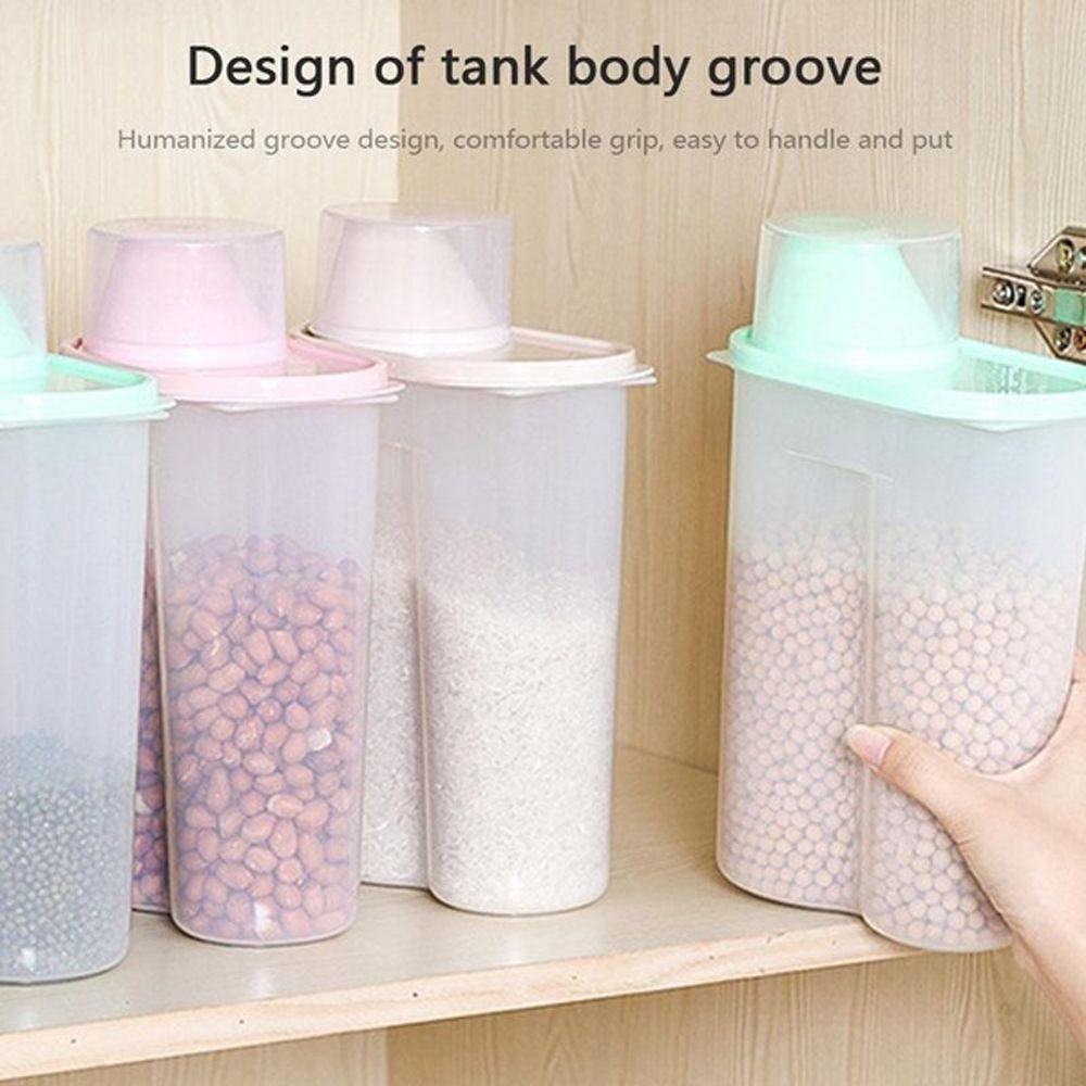 KUNHEV Hộp Nhựa Đựng Thực Phẩm Khô Kín Khí Dung Tích 1.9L / 2.5L