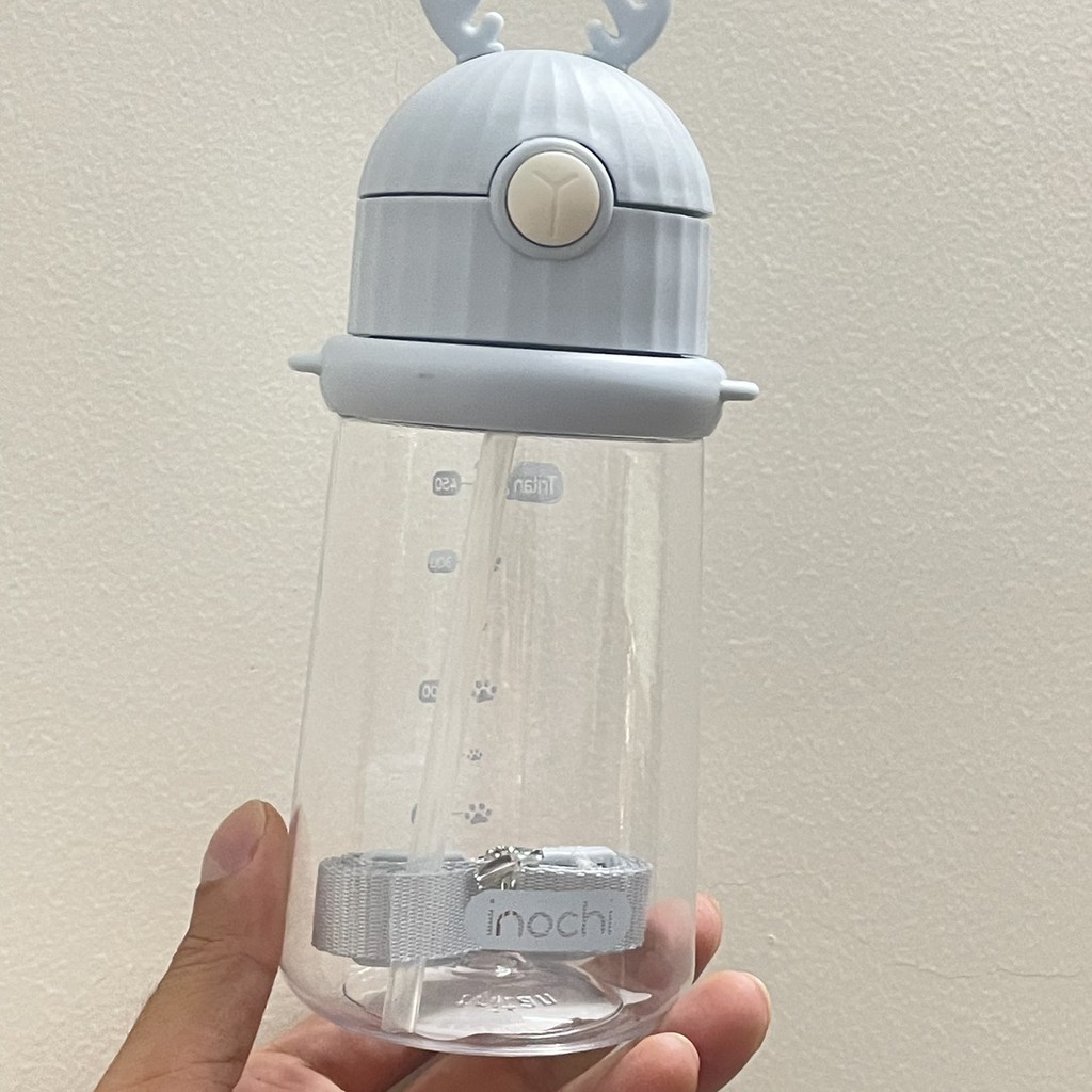 BÌnh Nước Cho Bé Có Vòi Hút Goky Rudy 450ml - Inochi