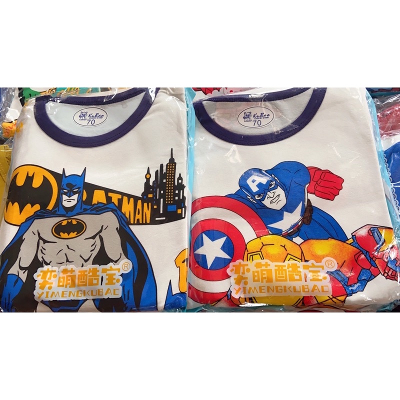 ĐỒ NGỦ TAY DÀI SIÊU NHÂN NHỆN THUN COTTON DÀY DẶN MÁT