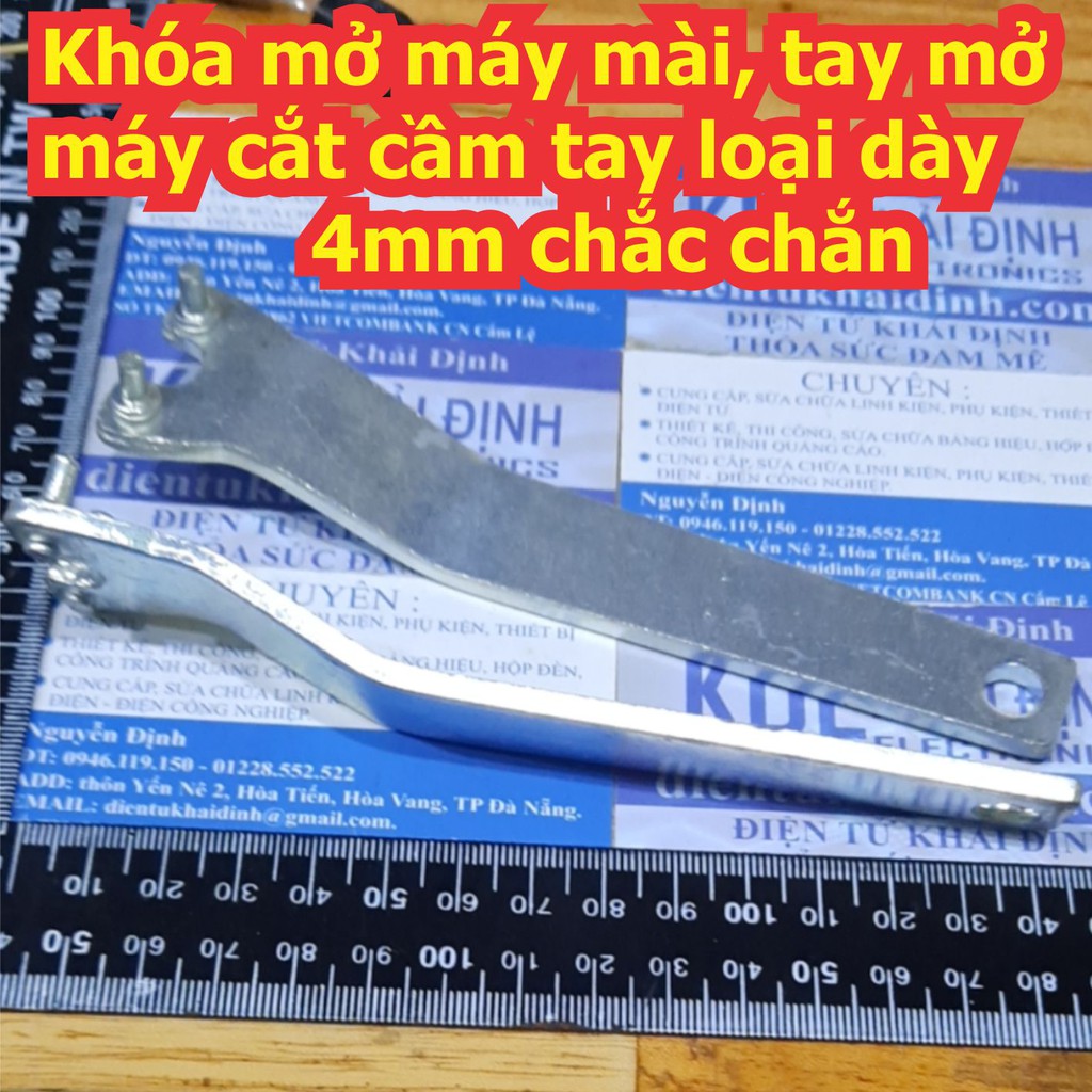 Khóa mở máy mài, tay mở máy cắt cầm tay loại dày 4mm chắc chắn kde6905