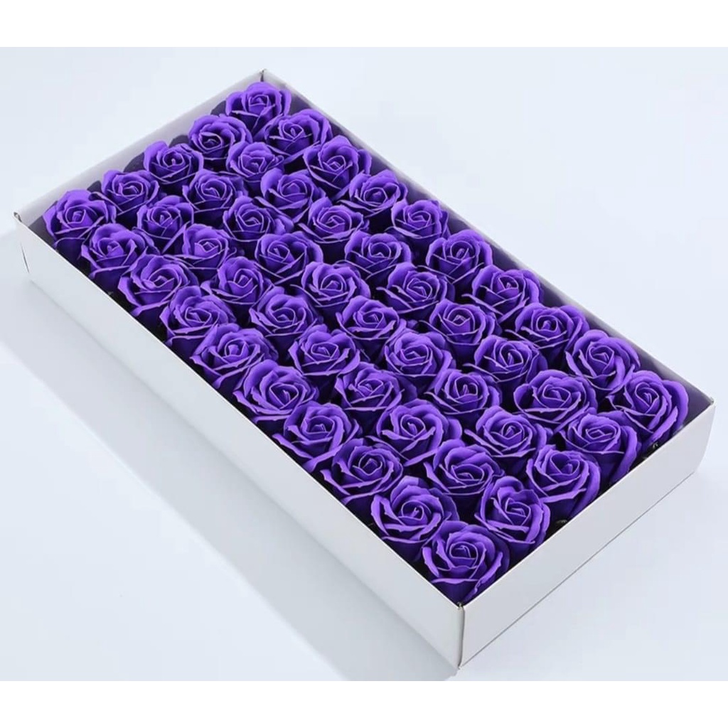 HOA HỒNG SÁP THƠM, Hộp 50 đầu bông,có bán lẻ 25 đầu