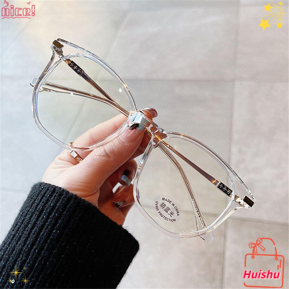 Kính Mát TR90 Gọng Kim Loại Chống Tia UV Xanh Dương