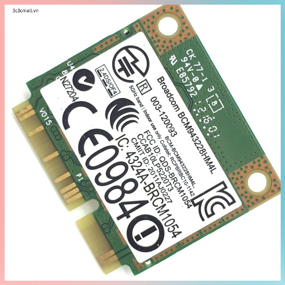 ✨chất lượng cao✨Dual Band 300Mbps BCM943228HMB 4.0 802.11a/b/g/n Wifi Card Half Mini PCI-E | BigBuy360 - bigbuy360.vn