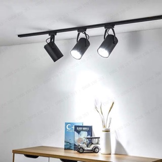 Đen led treo thanh ray 7w