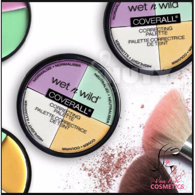 Bảng Che Khuyết Điểm 4 ô Wet N Wild