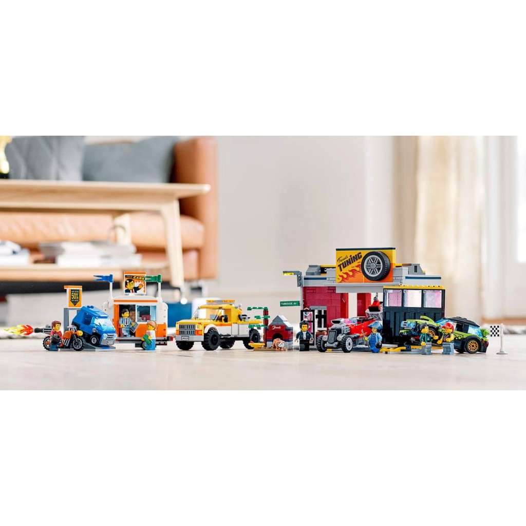 Lego HaHa - Lego City - Trạm Sửa Xe Thành Phố - 60258