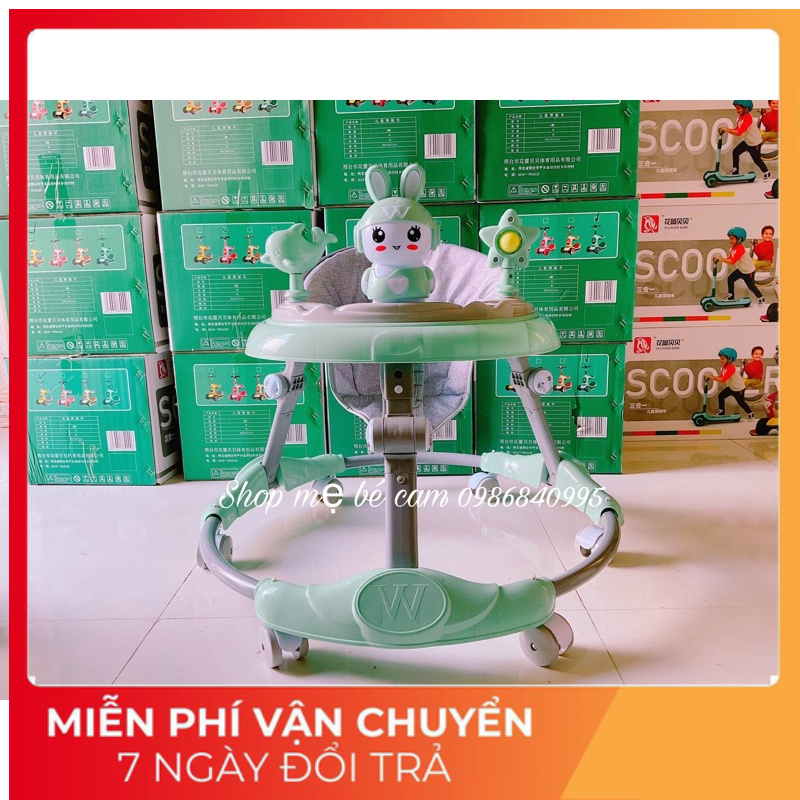 Xe tròn tập đi 2in1 (kết hơp bàn ăn cho bé)