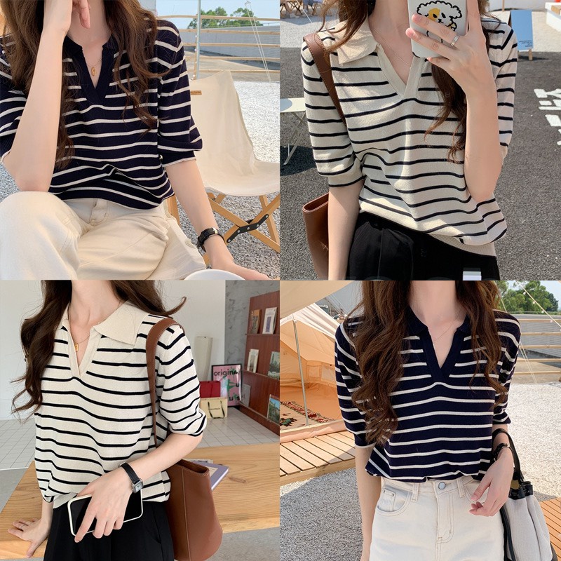 ÁO LEN MONGTOGHI NỮ KẺ NGANG SIÊU HOT AL92