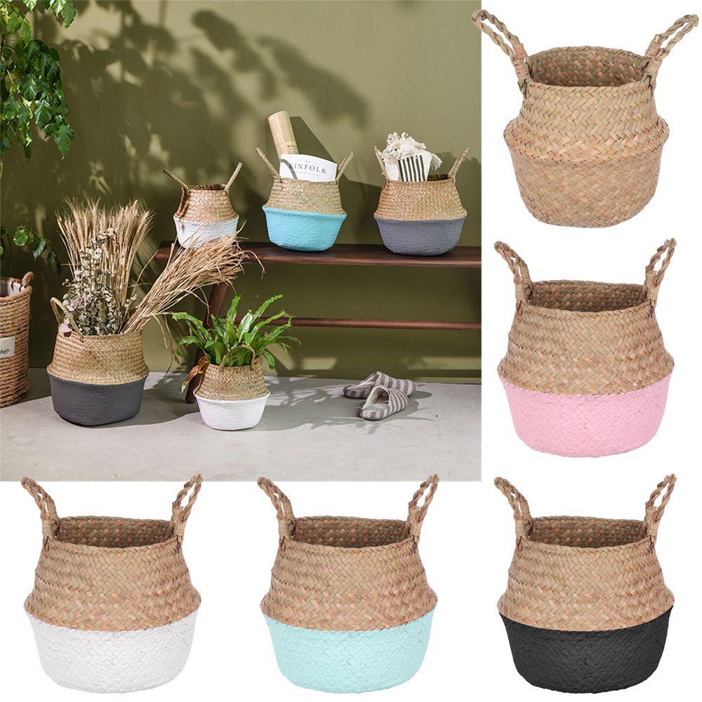 UUMIR 1 Giá Đỡ Chậu Cây / Giỏ Hoa / Giỏ Đan Mây Handmade Độc Đáo Trang Trí Nhà Cửa DIY