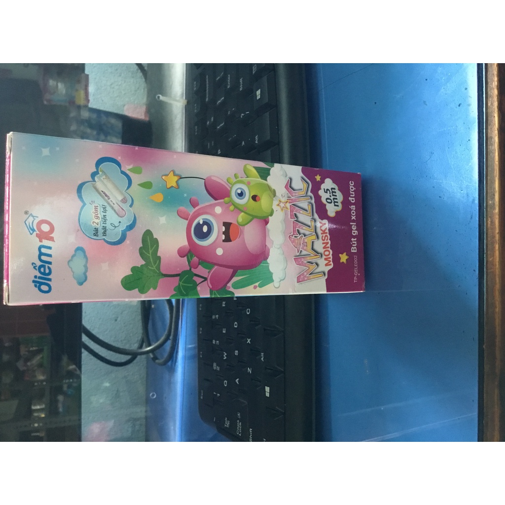 [Chính Hãng] Hộp 20 bút gel xoá được Thiên Long Điểm 10 TP-GELE002 màu tím